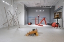 Installation view: Kenneth Snelson, Mark di Suvero, Radcliffe Bailey, David Muller