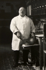 August Sander, The Pastry Chef, 1928, gelatin silver print, 10 1/6 x 6 &frac34; inches
