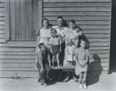 Walker Evans, The Burroughs Family, Hale County, Alabama, 1936, gelatin silver print, 7 1/2 &times; 9 1/2 in.